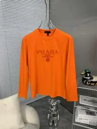 prada t-shirt manches longues pour homme s_1250737